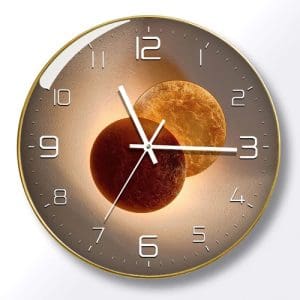 Horloge murale décorative tridimensionnelle